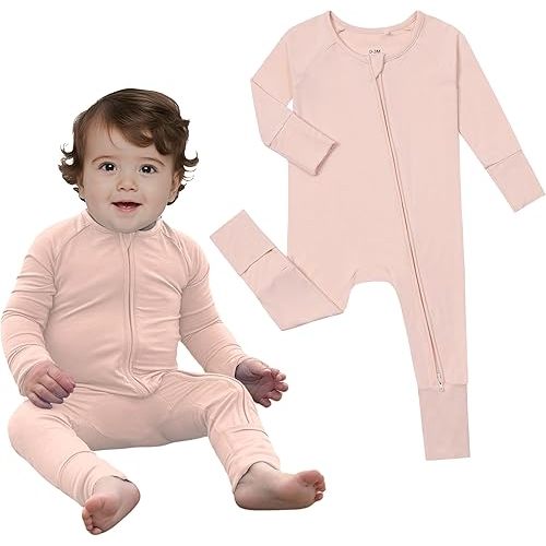 3-6 Month Convertible Baby Pajamas, Viscose from Bamboo