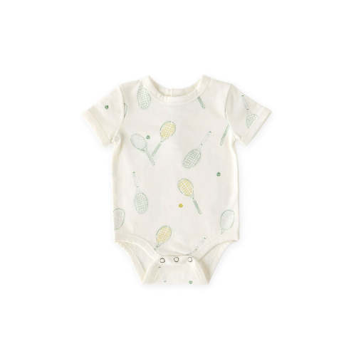 Short Sleeve Henley One-Piece - Doubles