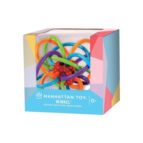 Manhattan Classic Winkel Rattle 12.7cm Baby/Toddler Activity Toy Boxed 0m+