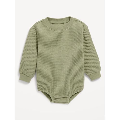 Long-Sleeve Thermal-Knit Romper for Baby