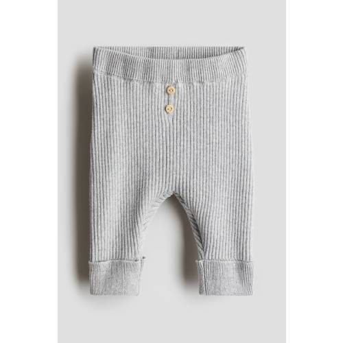 RIB-KNIT PANTS