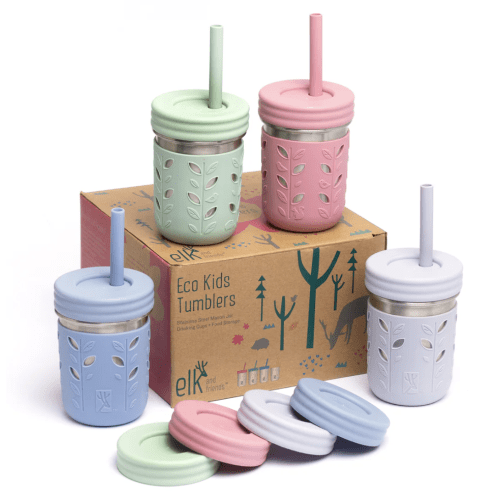 Stainless Steel 10oz Drinking Tumblers + Food Storage