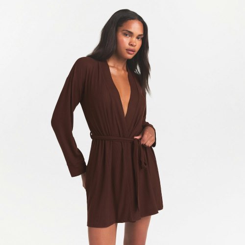 SOFT LOUNGE ROBE | COCOA | SKIMS