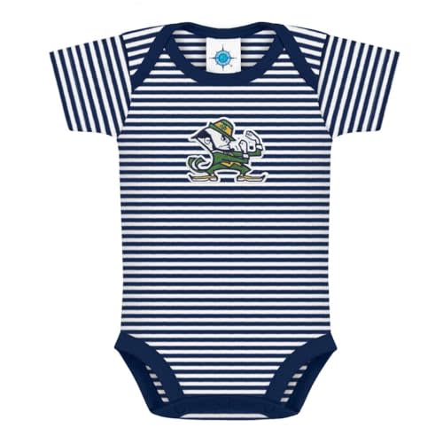 Creative Knitwear College Baby NCAA Infant Striped Bodysuit