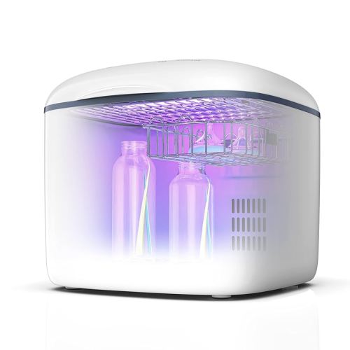 GROWNSY UV Sanitizer and Dryer, 4in1 Cleaner and Sanitizing Machine UV Sanitizer Box Household for Baby Bottles Toys Clothes Baby Stuff, for Family Toothbrush Beauty Tools Phone