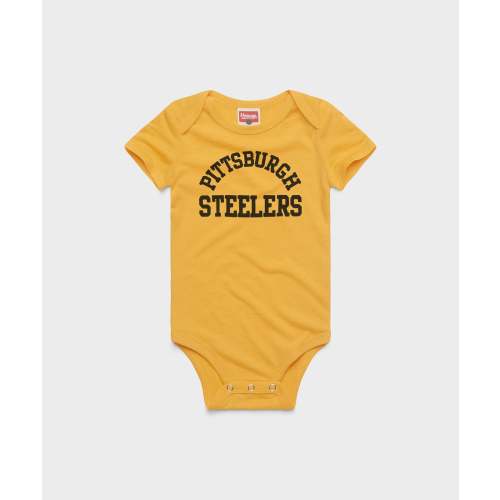 Pittsburgh Steelers Classic Baby One Piece | Retro NFL Baby One-Piece – HOMAGE