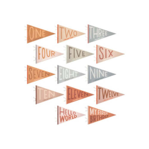 Colored Organics | Milestone Pennants