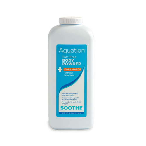 Aquation All Body Talc-Free Body Powder, Fragrance Free, 16.5 oz