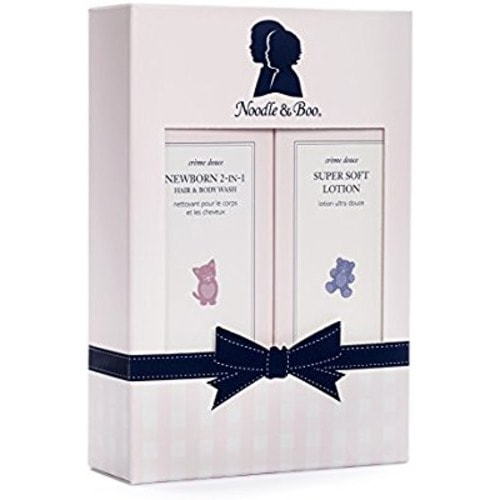 Noodle & Boo Newborn Gift Set for Baby; Newborn 2-in-1 Hair & Body Wash, Super Soft Baby Lotion