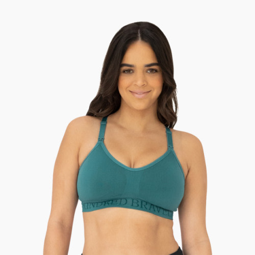 Kindred Bravely Sublime Hands-Free Pumping & Nursing Sports Bra - Teal, 2X