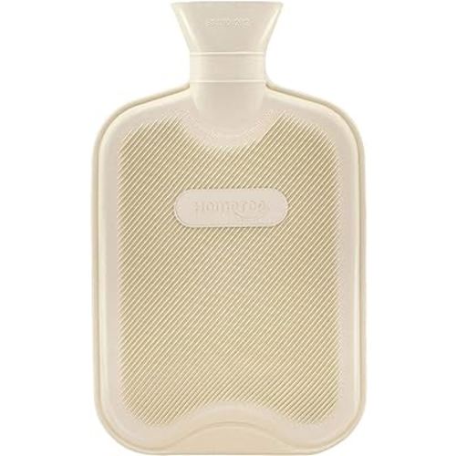 Hot Water Bottle - Cream White