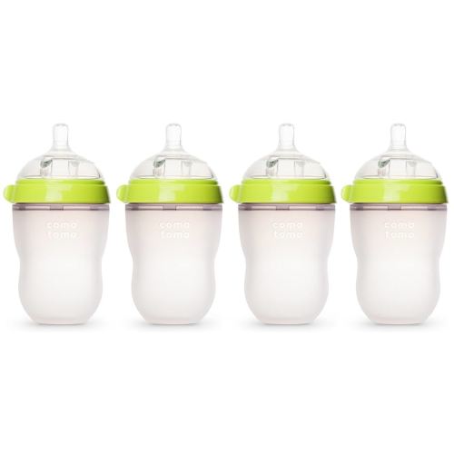 Comotomo Natural Feel Baby Bottle, 4 Pack