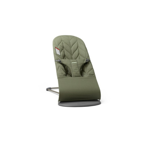 BabyBjorn Bouncer Bliss Woven Petal Quilt Dark Green