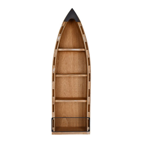 Wooden Boat With Shelf