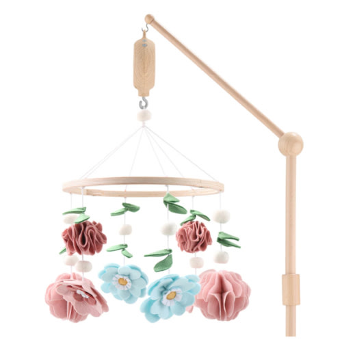 Wildflower Baby Musical Crib Mobile for Girls