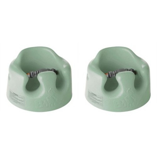 Bumbo Infant Soft Foam Floor Seat with 3 Point Adjustable Harness, Color: Hemlock