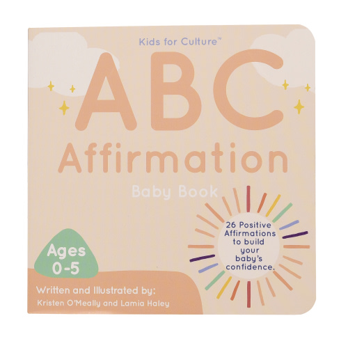 Kids for Culture ABC Affirmation Board Book, 6" x 6", (0-5 Years)