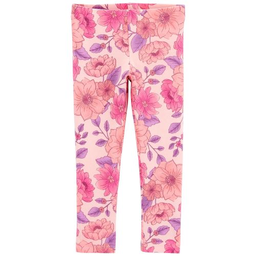 Baby Floral-Print Stretch Leggings - Pink - OshKosh | Carter's