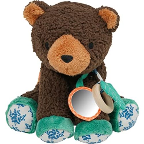 Manhattan Toy Wild Bear-y Plush Teddy Bear 8 Inch Stuffed Animal Activity Toy