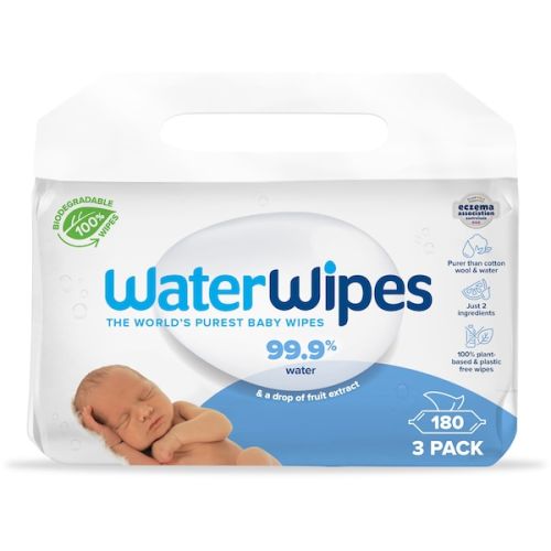 Waterwipes Fragrance Free Sensitive Skin Baby Wipes 180 pack | Woolworths