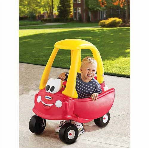 Little Tikes Cozy Coupe 30th Anniversary Edition, Toddler Ride-On with Handle Push