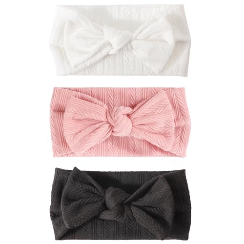 DRESHOW BQUBO Baby Bows Headbands Hairbands Hair Bow for Girls Newborn Infant Toddlers Hair Accessories