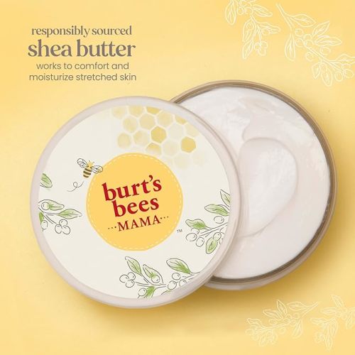 Burt's Bees Mama Belly Butter Stretch Mark Cream, 6.5 Oz | Christmas Gifts, for Pregnancy Massages Body, Reduces Scar Appearance, Prenatal & Postnatal Skin Care