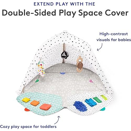 LOVEVERY | The Play Gym | Award Winning For Baby , Stage-Based Developmental Activity Gym & Play Mat for Baby to Toddler