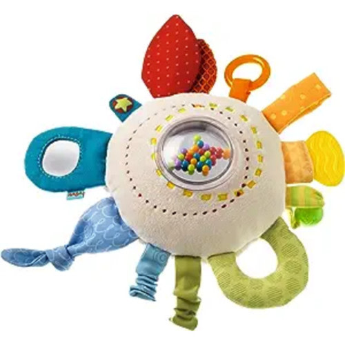 HABA Teether Cuddly Rainbow Soft Activity Toy