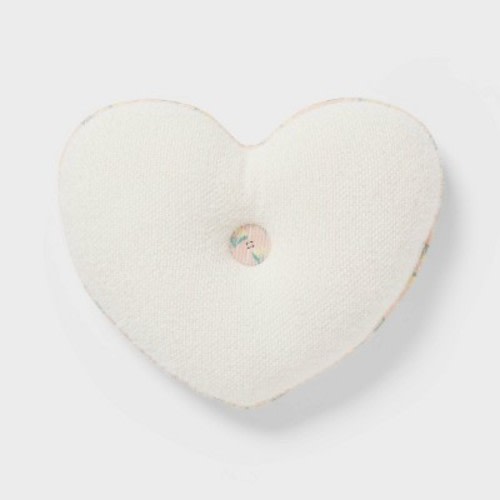 Heart Reversible Mini Decorative Pillow White - Pillowfort™