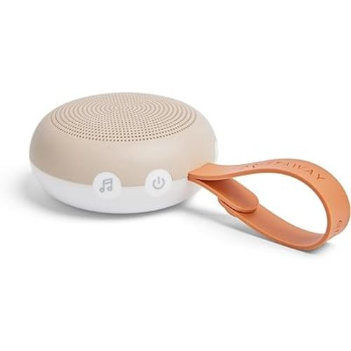 ergoPouch Drift Away White Noise Machine – Portable Sound Therapy for Baby & Adult, 7 Soothing Sounds, Rechargeable Battery, Adjustable Light - Home, Travel, and Registry Gift