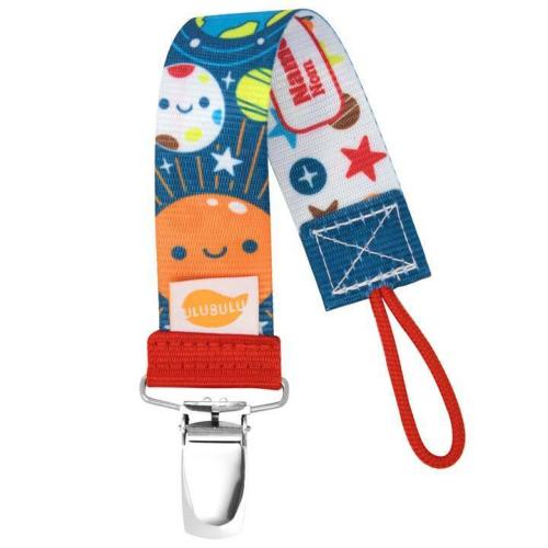 Solar System Planets Pacifier Clip - Ulubulu Binky Clip works with all pacifiers
