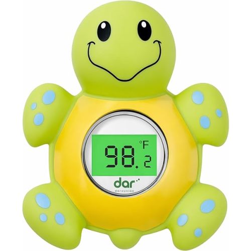Baby Bath Thermometer for Tub,Floating Digital Water Temperature Thermometer with Instant Accurate Reading,3-Color Safety Light,Auto On/Off for Newborn,Infant & Toddler