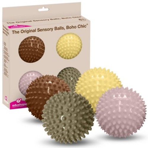 Edushape Boho Chic The Original Sensory 4'' Balls - 4pk