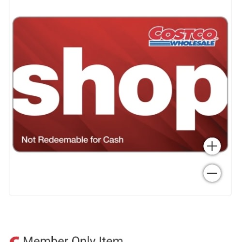 Costco Shop Card