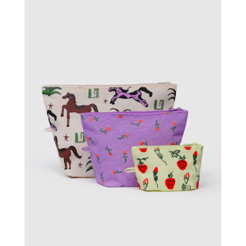 Baggu Go Pouch Set