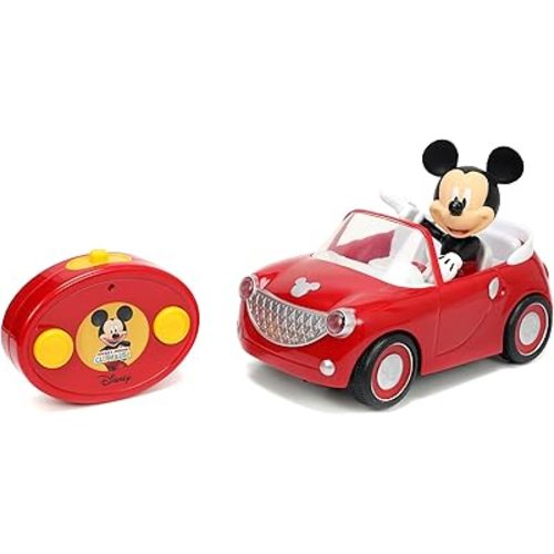 Jada Toys Disney Junior Mickey Mouse Clubhouse Roadster RC Car Red, 7"