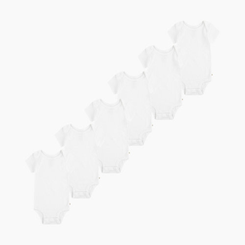 Huggies Basic Bodysuit (6 Pack) - Bright White, 3-6 M