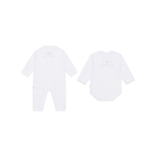 Angel Wing™ Organic Cotton 2 Piece Set - White