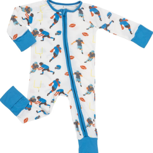 LollyBanks Baby Pajamas, 2-Way Zipper Baby Romper, 95% Viscose Made from Bamboo and 5% Spandex, Baby Sleepers