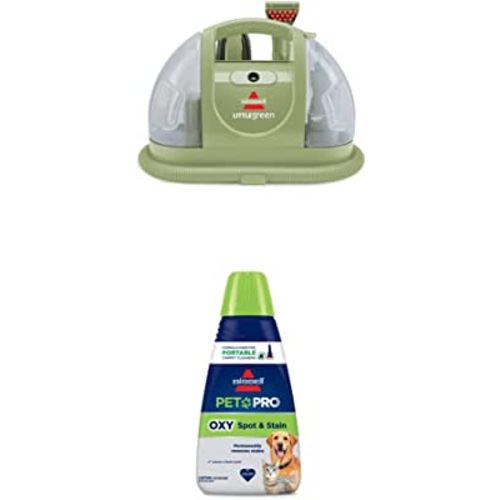 BUNDLE Little Green Portable Carpet Cleaner + PET PRO OXY Spot & Stain Formula, 32 oz.