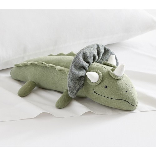 Terry Triceratops Pillow