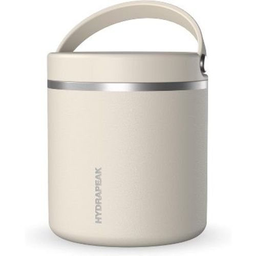 Hydrapeak 25 Oz Stainless Steel Vacuum Insulated Wide Mouth Leak-proof Thermos Food Jar For Hot And Cold, 10 Hours Hot 16 Hours Cold (Stone)