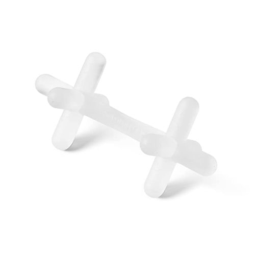 Moonjax Silicone Baby Teething Toys - Baby teether for Infants, Toddlers, Newborns, CPSIA Certified | Dishwasher, Sterilizer, and Freezer Safe - Clear