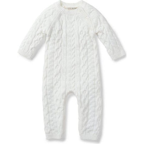 Baby Cable Knit Sweater Romper, Infant, 3-6M