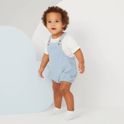 Newborn - Baby Boys Huggies Babywear Top & Romper 2-Piece Set