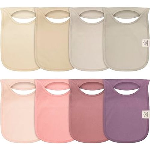 8-Pack Baby Bibs for Boys, Girls - Pullover Bibs for Baby Girl, Baby Boy, Baby Girl Bib, Baby Boy Bibs, Baby Bandana Bibs,Baby Bibs For Drooling And Teething,Infant Bibs,Newborn (Dahlia)