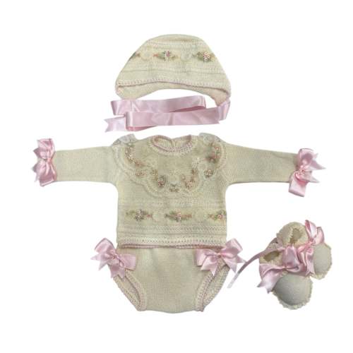 Aida Pink Floral 4-Piece Set