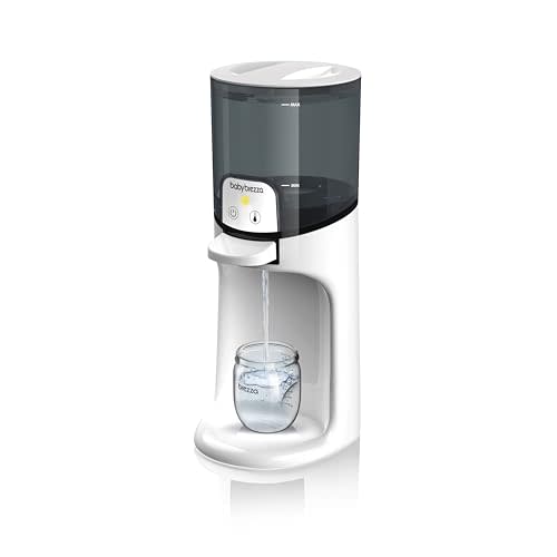Baby Brezza Instant Baby Bottle Warmer - Fast Water Warmer Instantly Dispenses 24/7 in 3 Temperatures, White