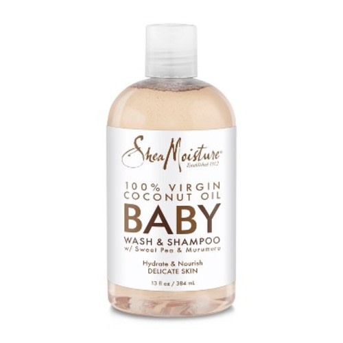 SheaMoisture 100% Virgin Coconut Wash & Shampoo - 13oz